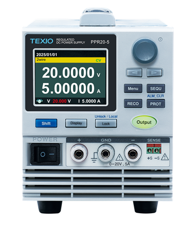 PPRシリーズ　プログラマブル高分解能直流安定化電源